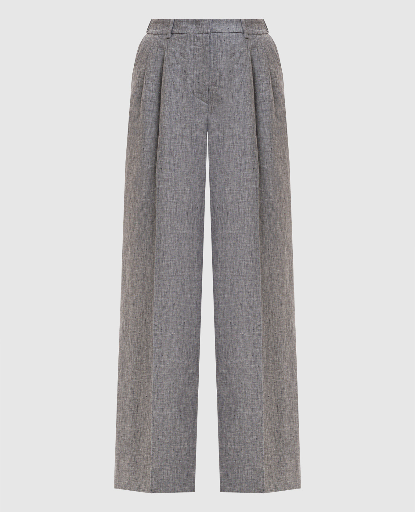 Gray linen pants