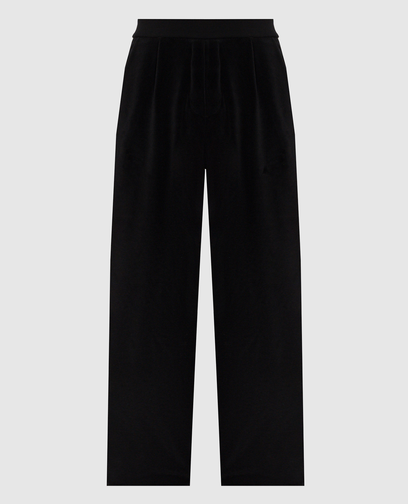Pantalon de survêtement en velours noir