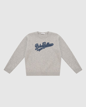 Dolce&Gabbana Children's gray wool sweater L4KWE2JDVH026