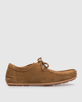 Bally Clay brown suede derby shoes WD051TSU017