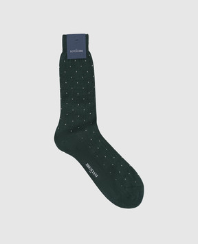 Bresciani Green polka dot socks MC034RI1345XX
