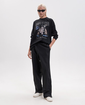 Vetements Black long sleeve with print MH27LS206B