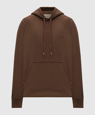 Brown insulated hoodie