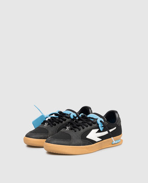 Off-White Black End Of Play combo sneakers OMIA2ALS26FAB001