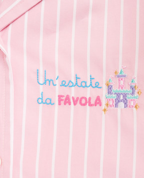 MC2 SAINT BARTH Everlee Children's Pink Shirt EVL000103945L