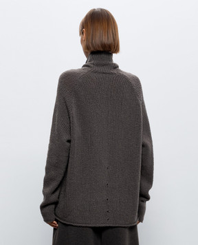 BOBOUTIC Gray sweater with wool 5196
