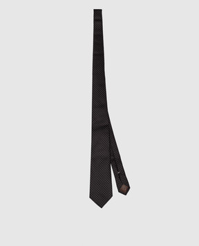 Canali Black silk tie HJ0435718