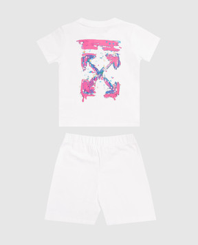 Off-White Children's suit with logo and emblem 44G2X00BS26J001