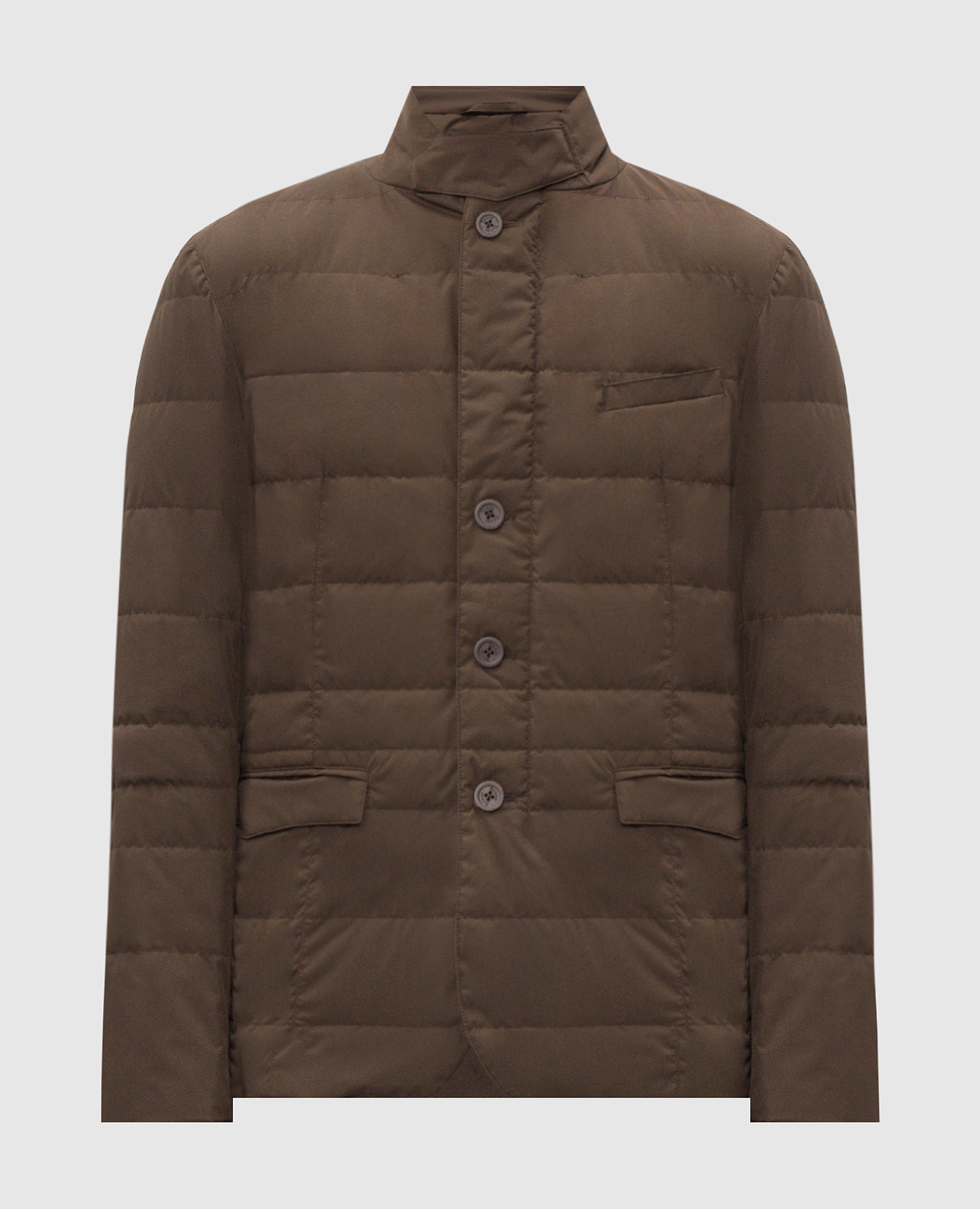 Brown down jacket