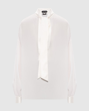 Tom Ford White silk blouse CA3333FAX1703