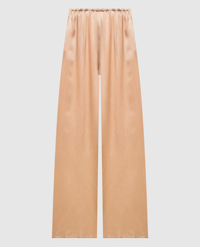 Ermanno Scervino Beige silk pants D482P764NXE