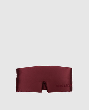 Dore & Rose Burgundy silk sleep mask DEEPSLEEPMASK
