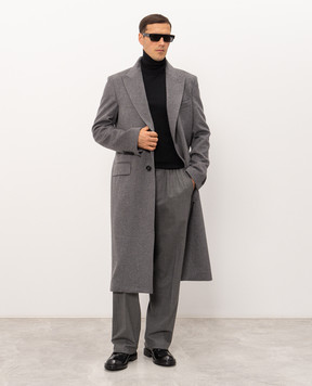 Dolce&Gabbana Gray cashmere coat G052WTFU2D1