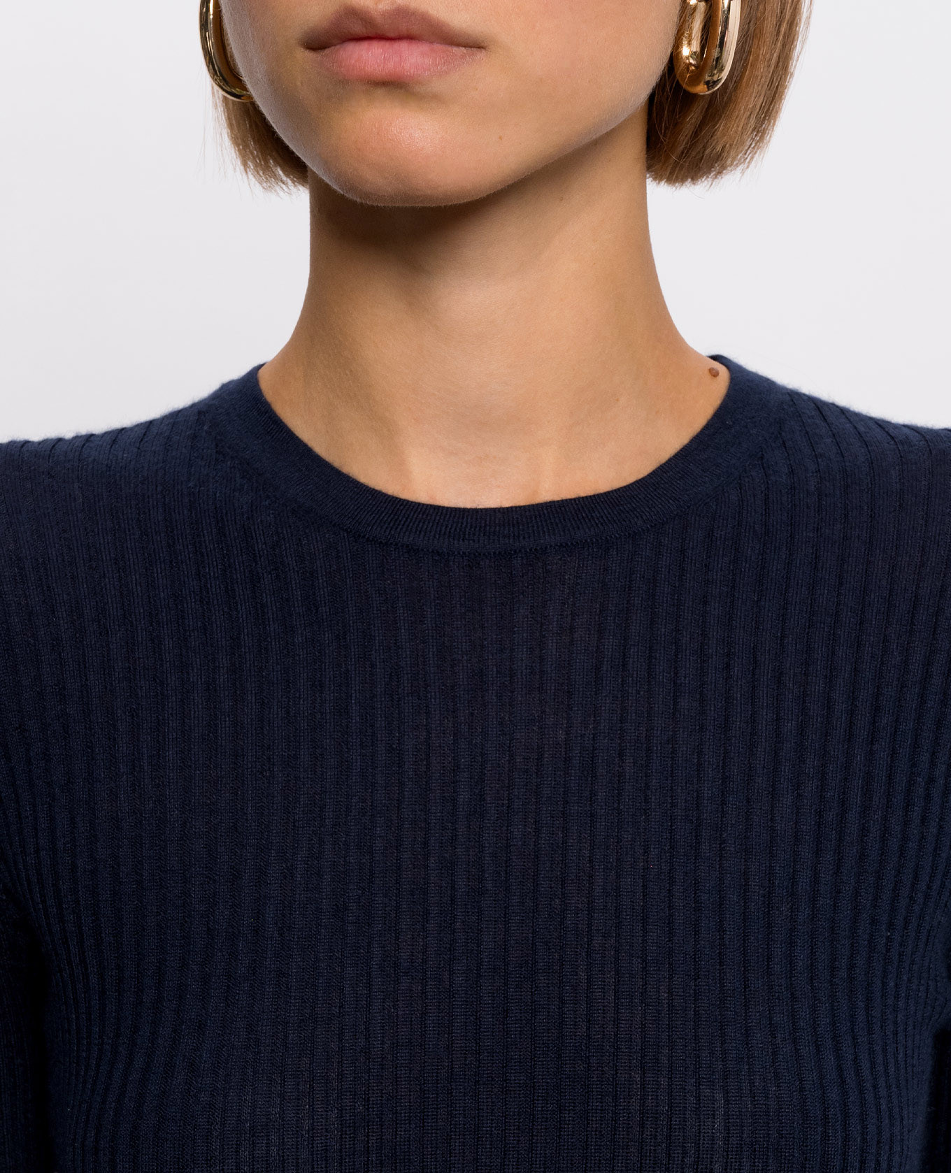 Browning blue cashmere and silk jumper Gabriela Hearst 5