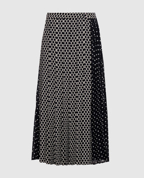 Max & Co Black polka dot pleated skirt MCORICAMO