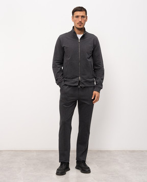 MooRER Grey CRISPIN TUTA tracksuit CRISPINTUTARAF