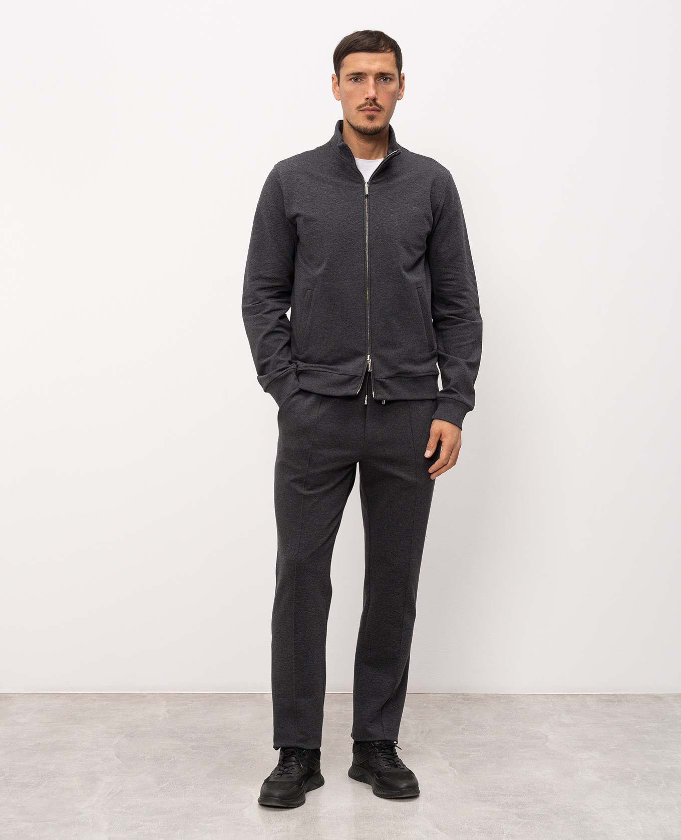 Grey CRISPIN TUTA tracksuit MooRER 3