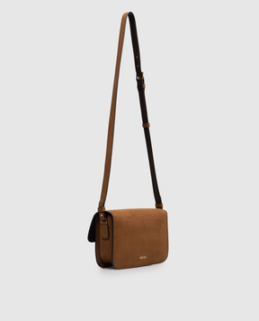 Versace Brown nubuck bag with Medusa emblem 10160591A16661