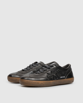 Premiata David dark gray leather sneakers DAVID