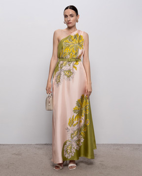 La DoubleJ Roy silk one-shoulder dress DRE0304SIL006SWA03