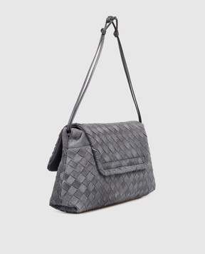 Bottega Veneta Grey suede Giorno bag 857657V6FQ1