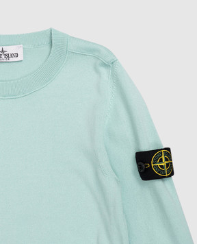 Stone Island Children's green jumper with logo L1S165100001S00B268
