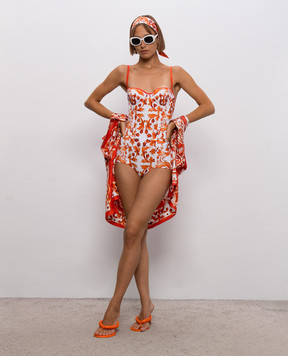 Dolce&Gabbana Swimsuit in branded print O9A13JONO19