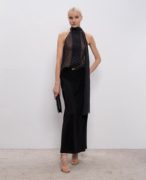 Tom Ford Black silk maxi skirt GC5836FAX1703