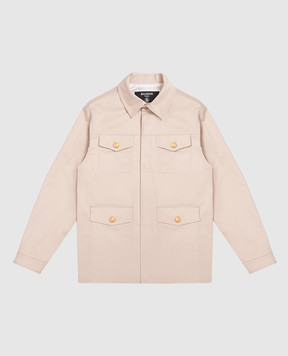 Balmain Children's beige jacket BY2P47G0197