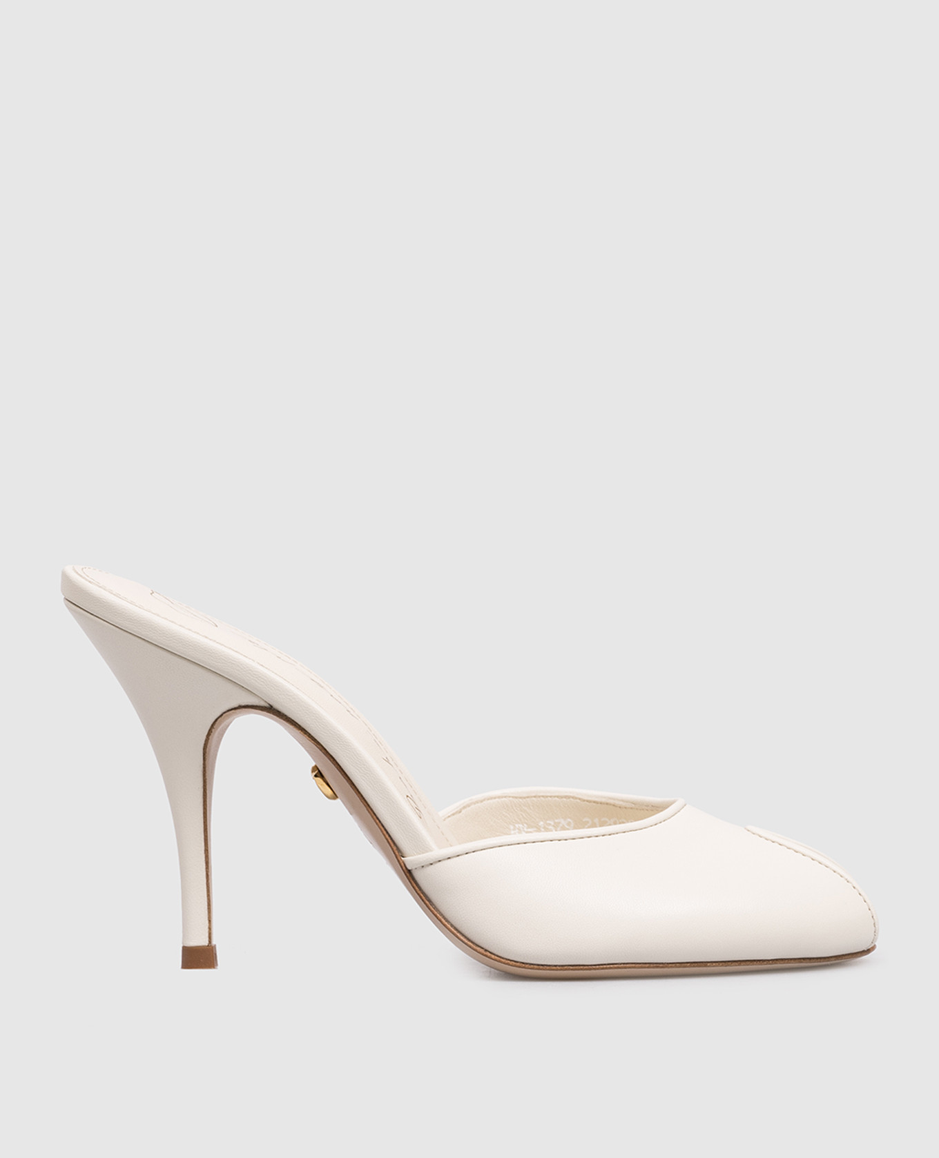 

Ivory leather mules Babe Pay Pls, Beige