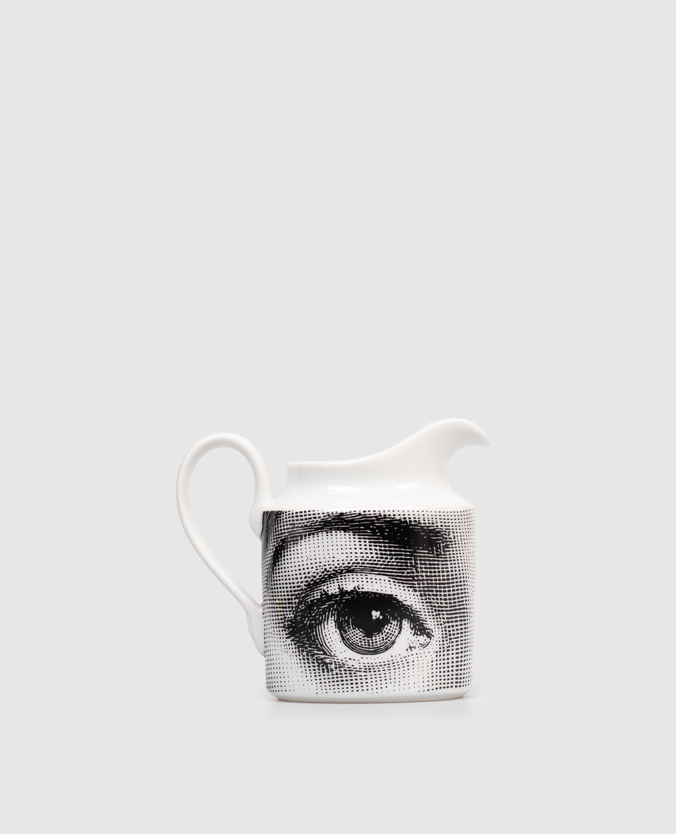 

White porcelain milk jug Tema e Variations Fornasetti