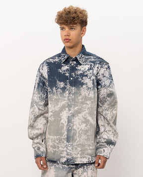 Off-White City Nature blue denim shirt 44MYD05YF26D004