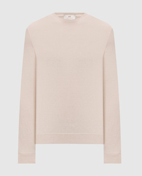 Enrico Mandelli Beige sweater with silk 3K001A5645