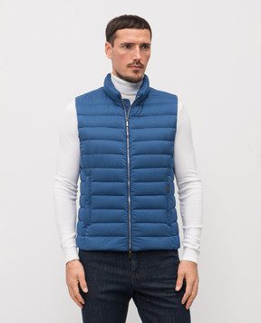MooRER Calaf blue down vest CALAFS3