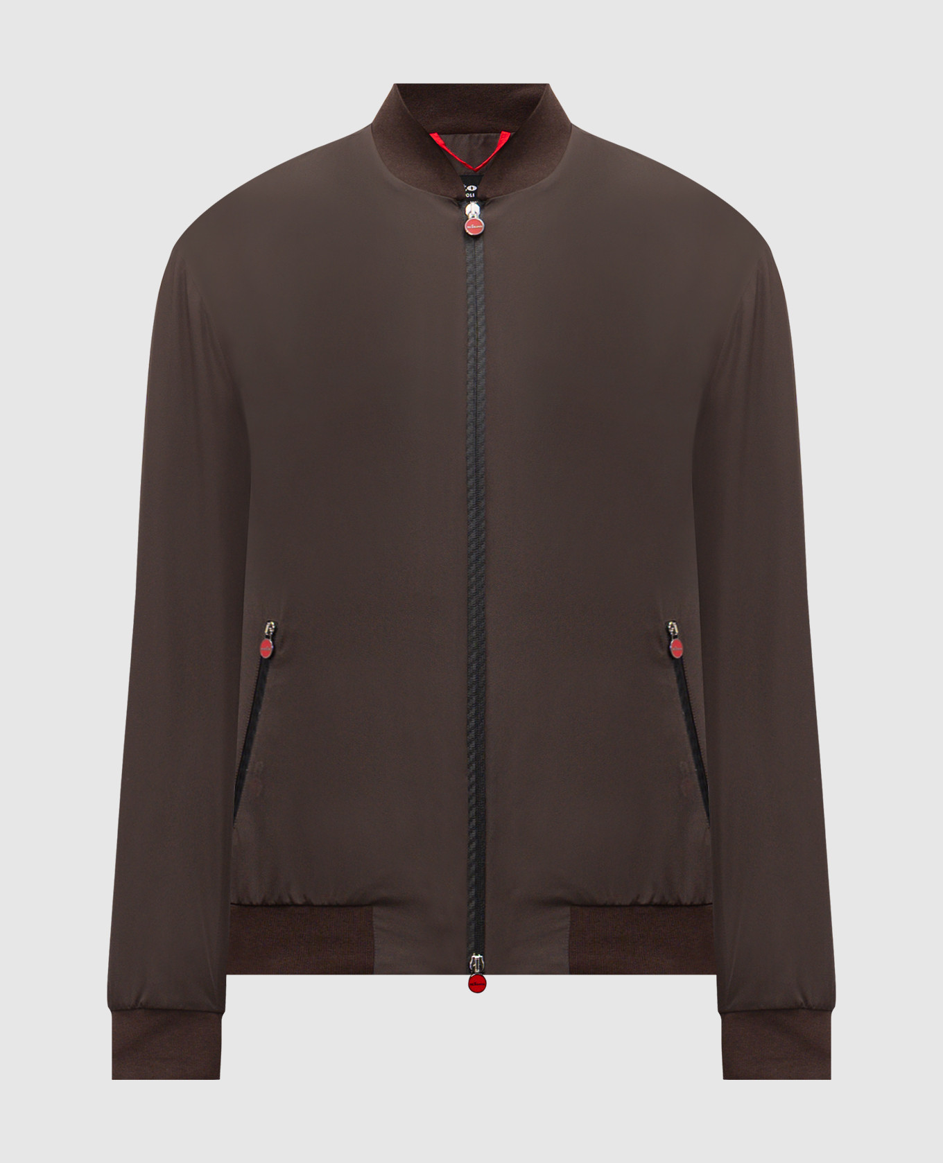 

Brown bomber jacket Kiton