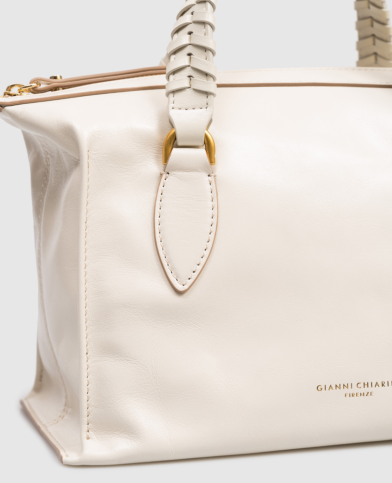 Roxy white leather bag Gianni Chiarini 4