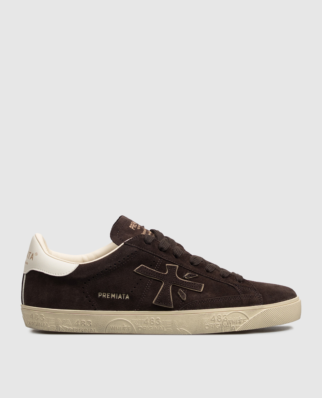 Brown suede Steven sneakers