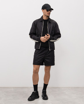 Alexander McQueen Black Skull patterned windbreaker 853247QRACA
