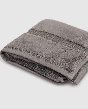 Hamam PERA grey terry face towel PERAWASHCLOTH