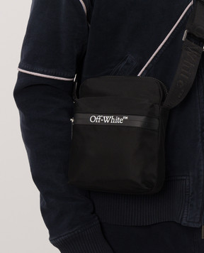 Off-White Black bag with logo print OWMNQ21F26FB01