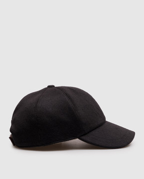 Peserico Blue wool and cashmere cap R76061C006717