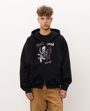 Vetements Black sports jacket with print MH27ZU241B