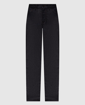 Moncler Blue jeans with logo K20912A00039598X1