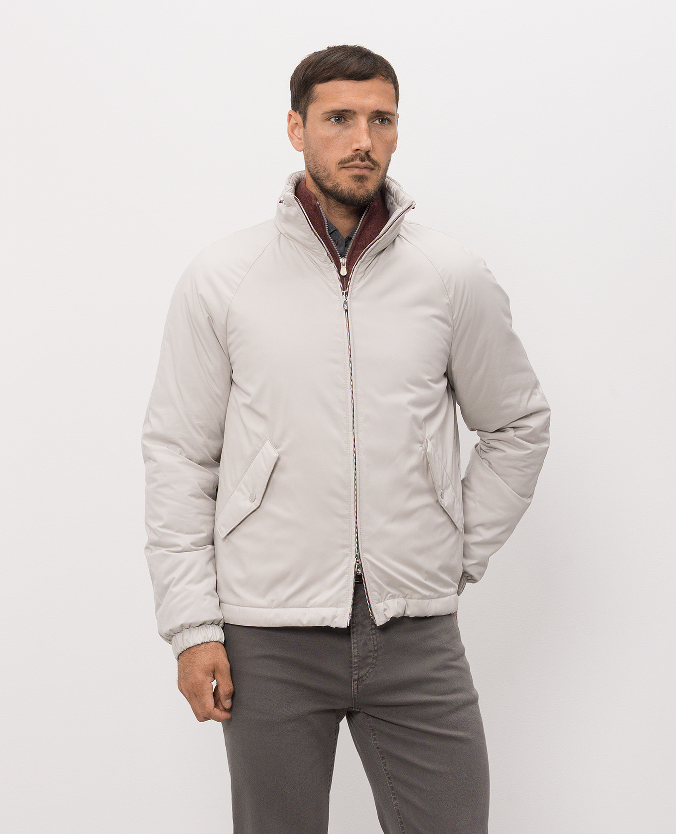 Gray jacket Brunello Cucinelli 3