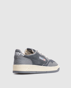 AUTRY Medalist grey suede sneakers AULWCJ02