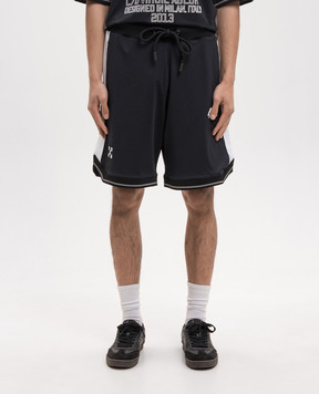 Off-White Blue perforated shorts 44MCI01AS26J001