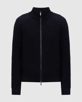 Peserico Blue wool cardigan R59560F0509044