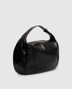 Brunello Cucinelli Black leather Boule bag MBPLB2832P