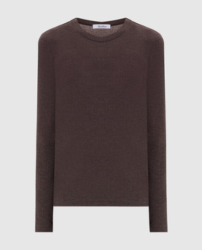 Max Mara Brown ribbed long sleeve SALMONE MXMSALMONE