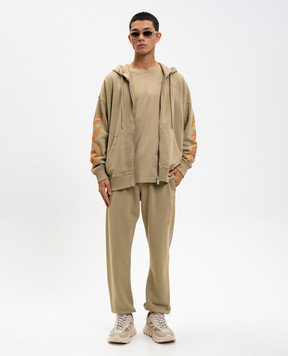 Off-White Ink Arrow khaki T-shirt 44MAA027F5J007